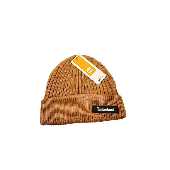 Timberland Wheat Ribbed Cuff Hat - OSFA - Picture 1 of 2